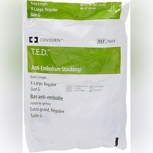 NIP COVIDIEN T.E.D. ANTI-EMBOLISM STOCKINGS KNEE LENGTH XL REGULAR White
